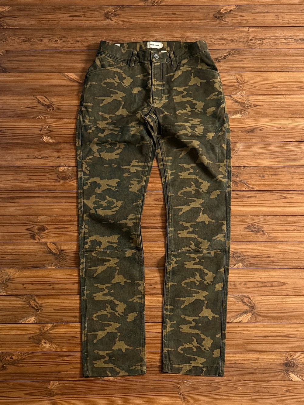 Taylor Stitch Chore Pant Camo Boss Duck Canvas NWOT